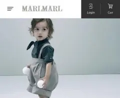 【未使用】MARL MARL サスペンダー付きパンツ