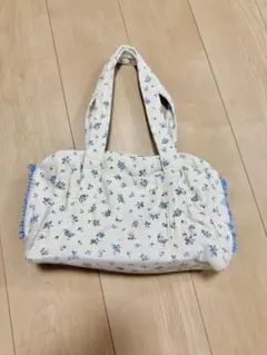 【人気商品】シーイン　小花柄トート　リメイク