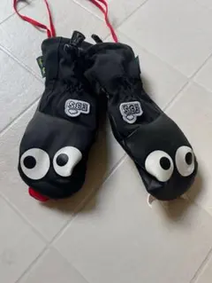 EBS エビス キャラクターグローブ 黒 キッズ