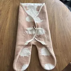 ハリネズミ柄 おくるみ