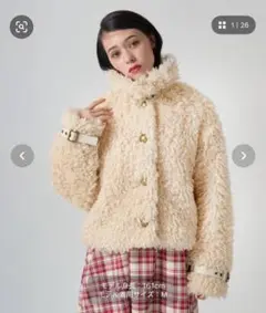フェイクファー コート TINA：JOJUN TINA：JOJUN コート アウター フェイクファー ドッキング