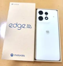 【新品】Motorola Edge 50s pro バニラクリーム