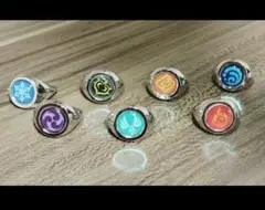 原神　エレメンタルシンボルリングセット