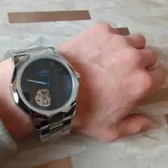新品★メンズ腕時計★ラグジュアリー ブルー★自動巻き