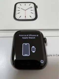 Apple Watch series7 45mm ステンレス グラファイト
