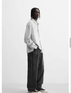 新品未使用　zara baggy fit ジーンズ　デニム　ユーロ40 ザラ