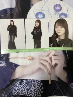 乃木坂46 生写真　田村真佑　刺繍カーディガン　コンプ