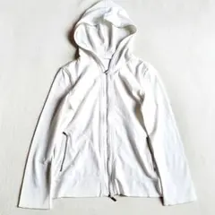 FOXEY BOUTIQUE　パーカー　フード付き　ホワイト　日本製