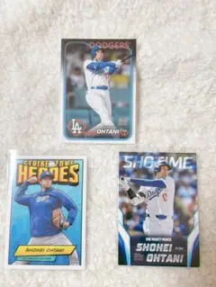 toppsJAPAN MLB 大谷翔平 限定インサート3枚セット ドジャース