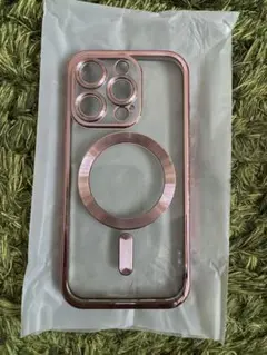 iPhone15pro 用 ローズゴールドケース マグセーフ対応