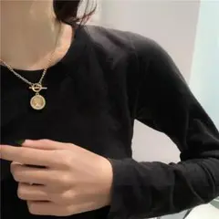 ❤❤トレンドアイテム❤❤☆シンプルゴールドマリアマルテンチェーンネックレス
