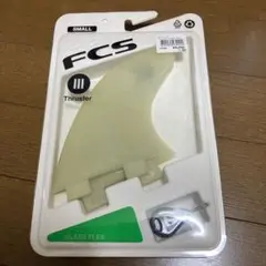 FCS M3 Natural Glass Flex Tri Fin