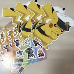 ホ*ト様 エスコン　キャプテン　ピカチュウ フライヤー　ステッカー 3枚セット