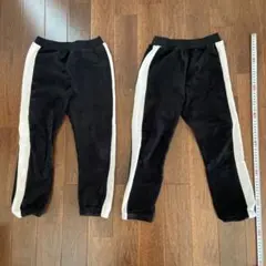 キッズパンツ裏起毛130 2枚セット
