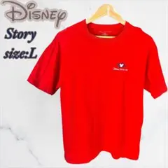 Disney クルーズライン Tシャツ Lサイズ レッド