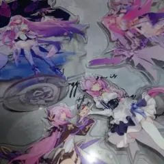 崩壊3rd エリシア 人の律者 ピンクのメイドさん 4種 アクリルスタンド