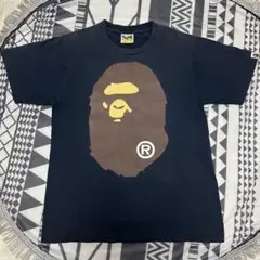 【即完売品】APE アベイシングエイプ BAPE 半袖Tシャツ ネイビー 【S】