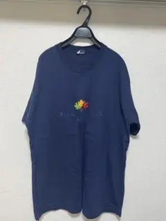ネイビー Tシャツ　古着　カナダ