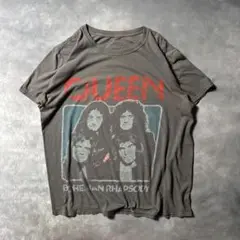 P51 古着80s復刻Queen黒Bohemian Rhapsody Tシャツ