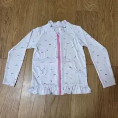 ラッシュガード　リボン柄　130cm