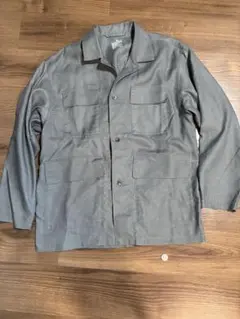 無印良品 完売品】ヘンプシャツジャケット グレーLサイズ