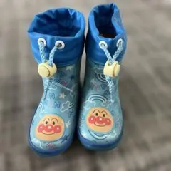 アンパンマン 長靴 青 14cm
