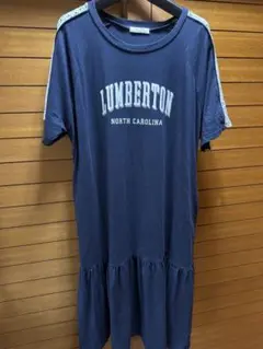 フリークスストア　レースドッキング ロゴワンピース Tシャツワンピース