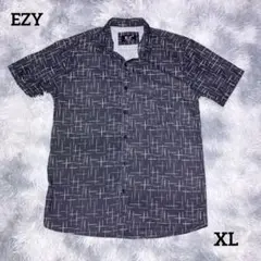 EZY スリムフィット 半袖シャツ XL グレー