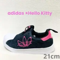 【美品】アディダス　オリジナル　ハローキティ スリッポン　スニーカー キッツ