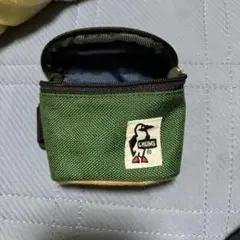 CHUMS カラーポーチ ベルクロストラップ付き