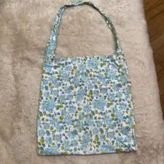 ハンドメイド　布製ショルダーバッグ