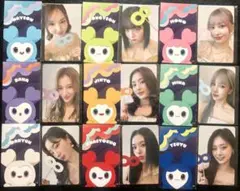 TWICEPOPUPオフラインくじ 開封済みくじとトレカ 9×2種 コンプリート