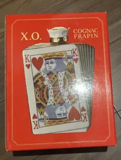 XO 麻雀牌 3本セット COGNAC Frapin XO 未開封 液減り 未開栓 フラパンXO 麻雀牌 三元牌 白 發 中 セット FRAPIN