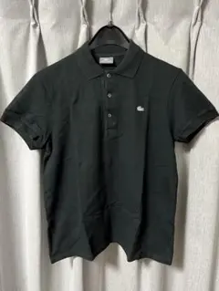 LACOSTE ブラック ポロシャツ