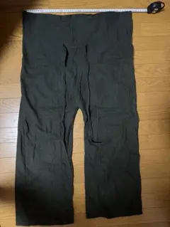 MALAIKA ダークグリーン ワークパンツ Mサイズ