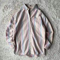 エルエルビーン 80s オックスフォードシャツ S ストライプ USA製