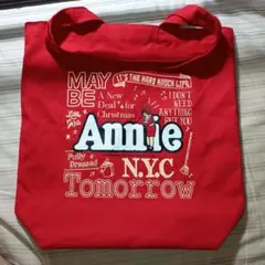 Annie トートバッグ 赤