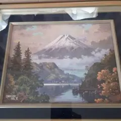若石賛花 直筆サイン入り 静かなる森 風景画 油絵 インテリア 若石賛花 直筆サイン入り 静かなる森 風景画 油絵 インテリア