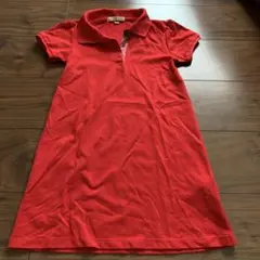 BURBERRY BRIT 赤 ポロワンピース L