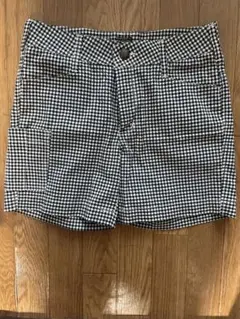 チェック柄ショートパンツ