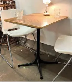 天板寄木柄カフェテーブル【monoroom町田】