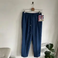 新品未使用　しまむら　HK WORKS LONDON 青ドロストプレス　L