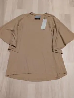 【新品】UNFILO ベージュ 半袖Tシャツ（L）