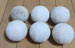 〇【まとめてお得】軟式野球ボール6球一式