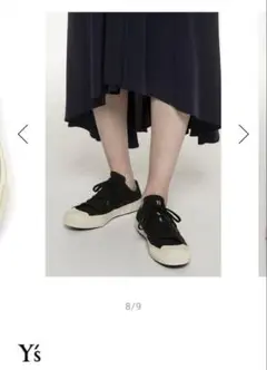 Y's ブラック キャンパススニーカー