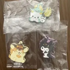 モンハン　サンリオ　ラバーマスコット　ポチャッコ、クロミ、ポムポムプリン