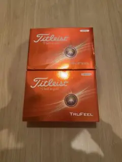 TITLEIST ゴルフボール 24 TRUFEEL ホワイト 二つセット