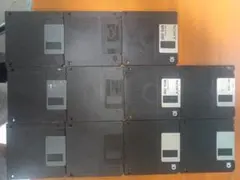 3.5インチFD 2HD x 10枚、2DD x 1枚