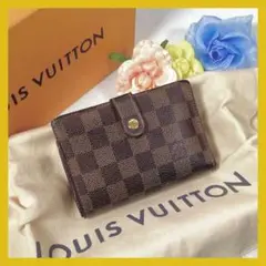 ルイヴィトン ダミエ ポルトモネ ヴィエノワ ハーフサイズ財布 二つ折り財布