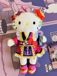 サンリオ ピューロランドコラボレーション ライブキャラぬいぐるみ ハローキティ